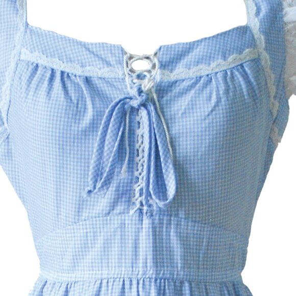 Jody T Gingham Prairie Dress - Picture 5 of 7